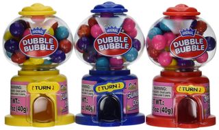 Dubble Bubble Mini Dispenser 12 Pack-1.41 OZ. (40g) Chewing Gum